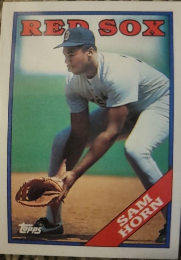 1988 Topps #377 Sam Horn — front