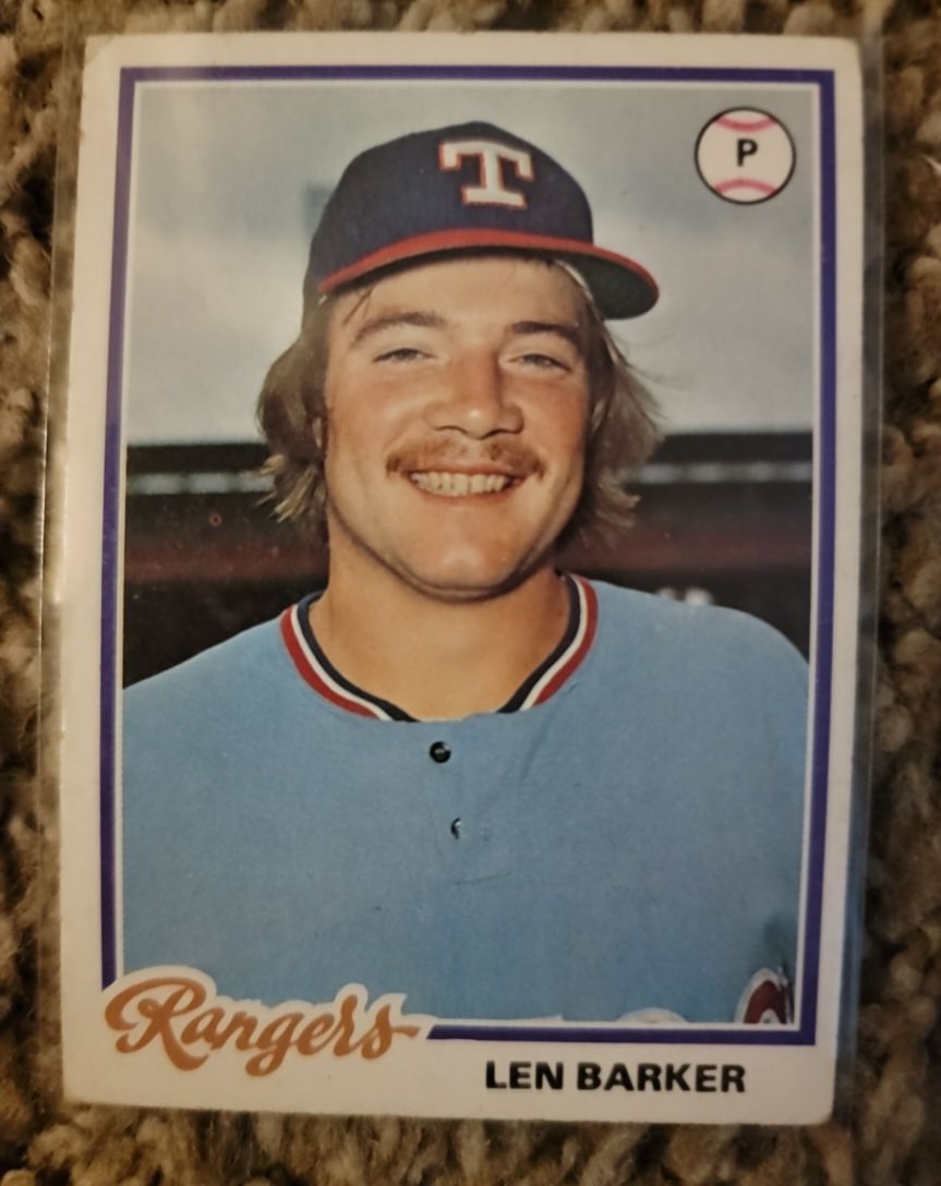 1978 Topps #634 Len Barker — front