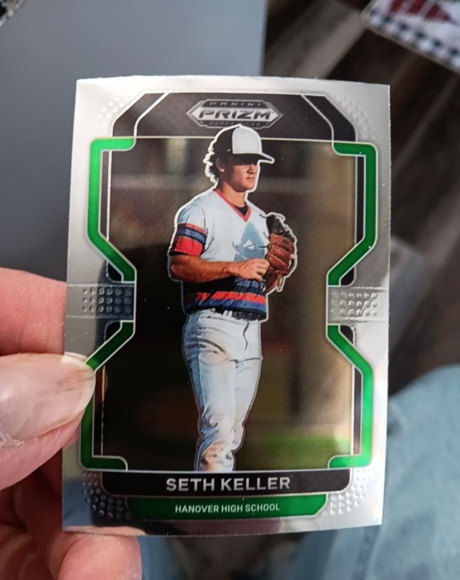 2022 Panini Prizm Draft Picks #PDP185 Seth Keller — front