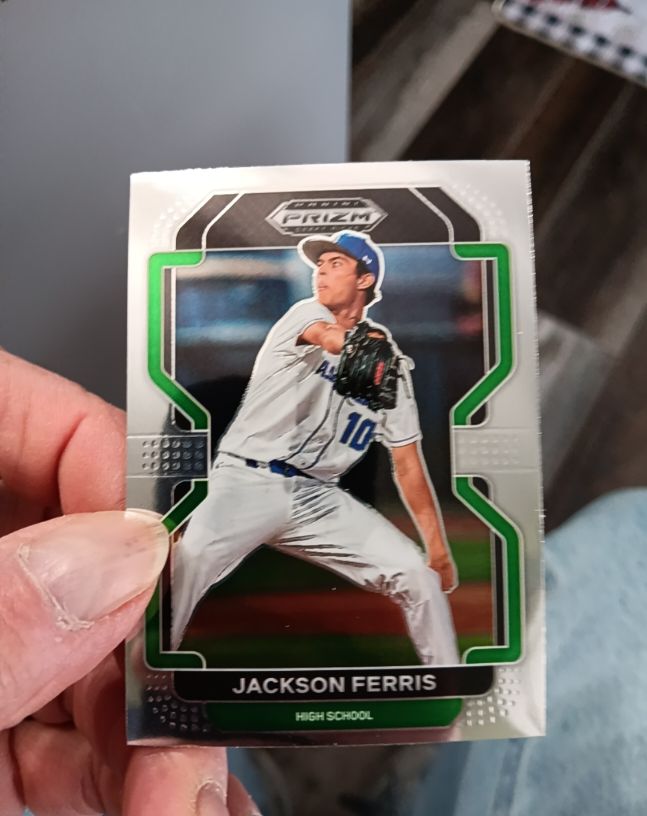2022 Panini Prizm Draft Picks #PDP15 Jackson Ferris — front