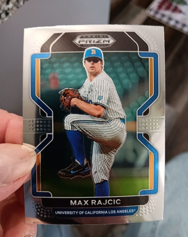 2022 Panini Prizm Draft Picks #PDP187 Max Rajcic — front