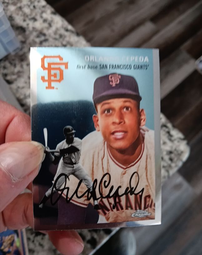 2023 Topps Chrome Platinum Anniversary #13 Orlando Cepeda — front