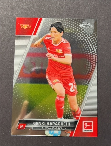 2021-22 Topps Chrome Bundesliga #17 Genki Haraguchi — front