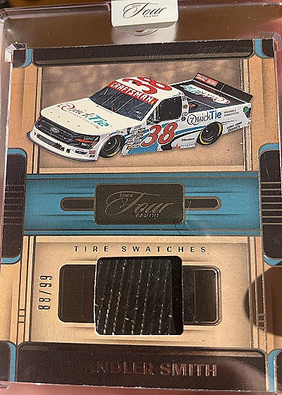 2025 Panini Turn Four Racing Tire Swatches #TS-CST Chandler Smith — front