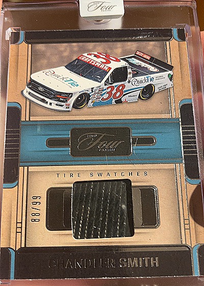 2025 Panini Turn Four Tire Swatches #TS-CST Chandler Smith — back