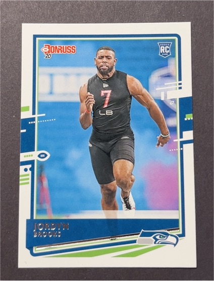 2020 Donruss #257 Jordyn Brooks — front