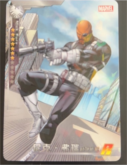 2014 Camon Marvel Avengers Battle of Vengeance #MWW-047 Nick Fury R — front