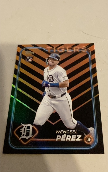 2024 Topps Update #US233 Wenceel Perez Holiday Foil — front