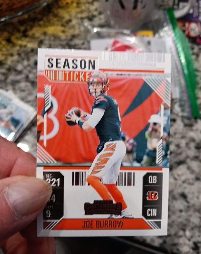 2024 Panini Contenders Season Ticket #20 Joe Burrow — front