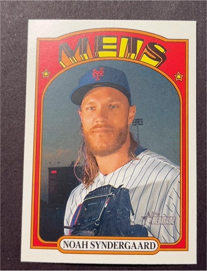 2021 Topps Heritage #290 Noah Syndergaard — front