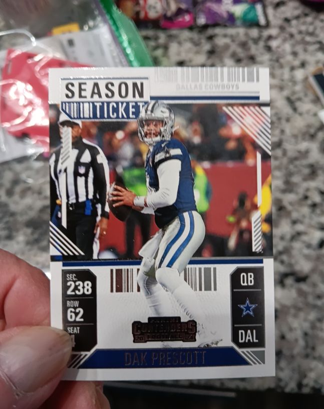 2024 Panini Contenders Season Ticket #25 Dak Prescott — front