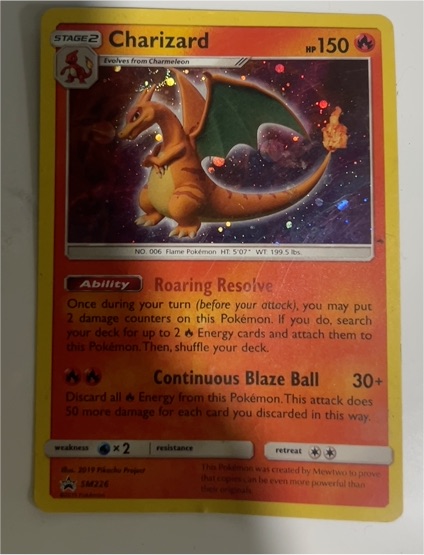 2019 Pokémon Sun & Moon Promo #SM226 Charizard — front