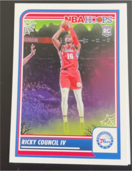 2023-24 Panini Haunted Hoops #168 Ricky Council IV — front