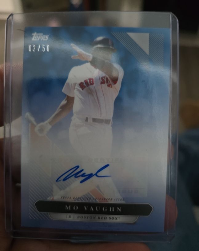 2021 Topps X #02/50 Mo Vaughn — front