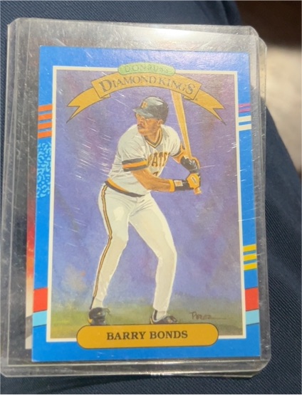1991 Donruss Diamond Kings #4 Barry Bonds — front
