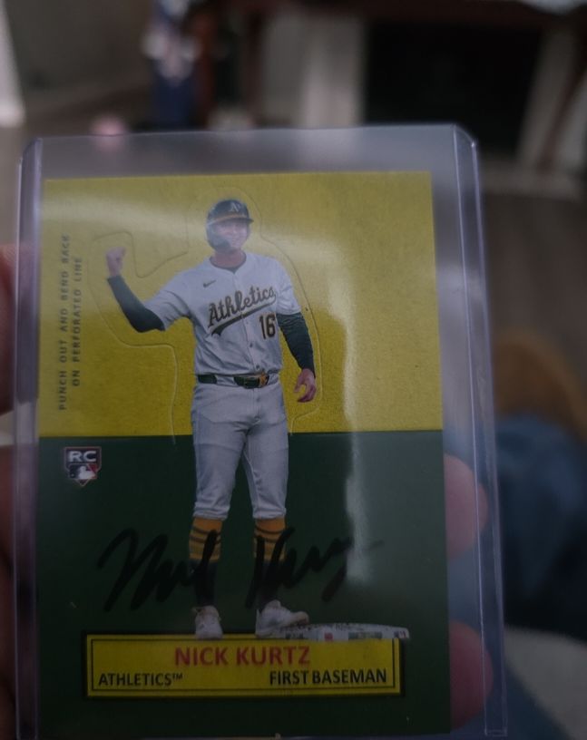 2025 Topps Archives Stand Up #64SU-25 Nick Kurtz — front