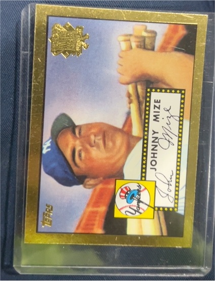 2001 Topps Archives 1952 #129 Johnny Mize — front