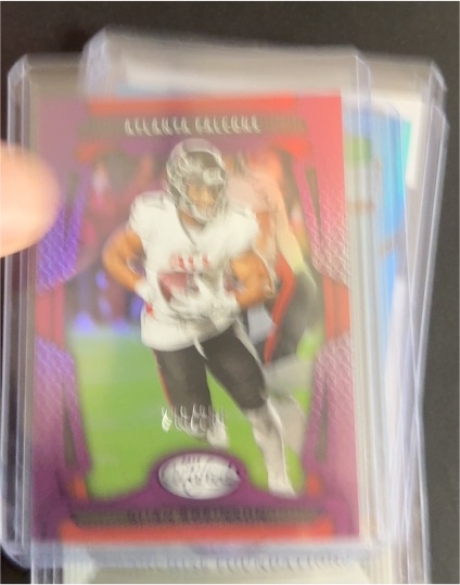 2025 Panini Certified #59 Puka Nacua Mirror Purple — front