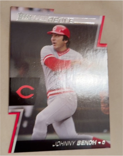 2012 Topps A Cut Above #ACA-20 Johnny Bench — front
