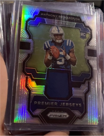 2023 Panini Prizm Premier Jerseys #PJ-AR Anthony Richardson — front
