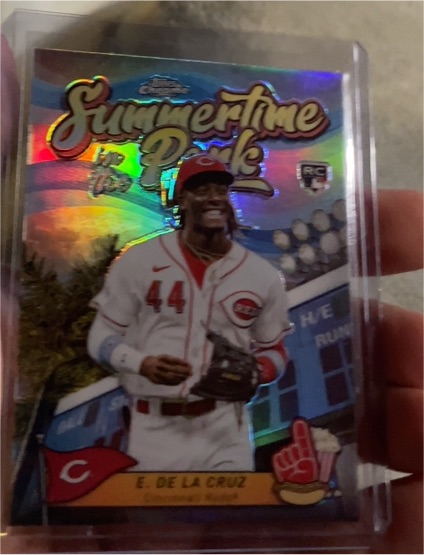 2024 Topps Chrome #SITP-4 Elly De La Cruz Summertime in the Park — front