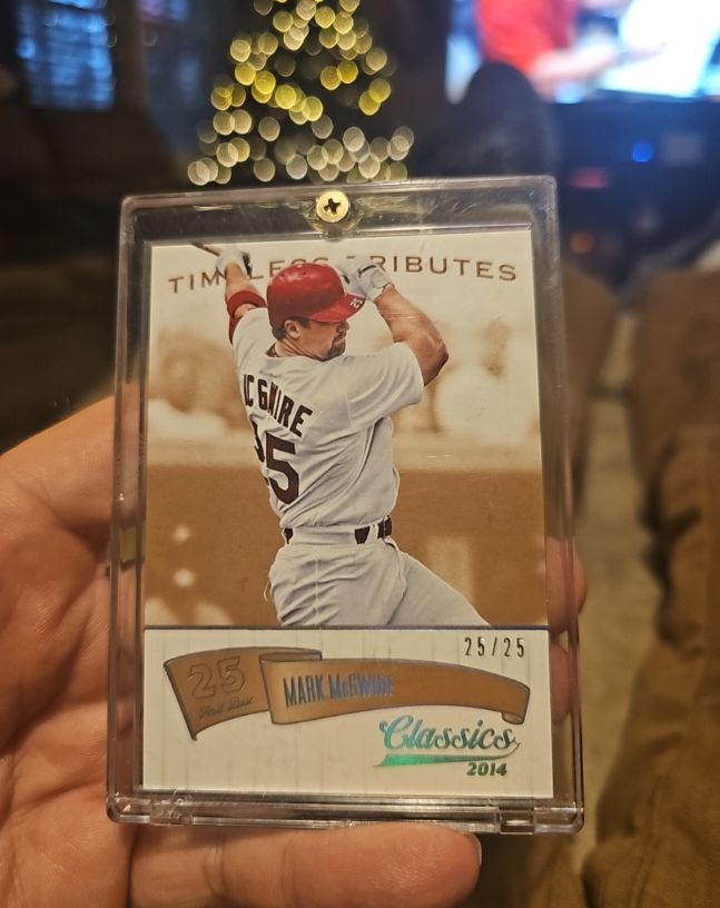 2014 Panini Classics Timeless Tributes #25 Mark McGwire — front