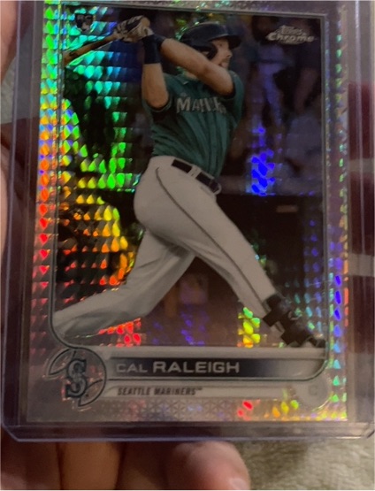 2022 Topps Chrome #149 Cal Raleigh — front