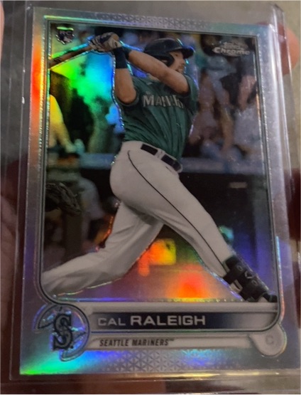 2022 Topps Chrome #149 Cal Raleigh — front