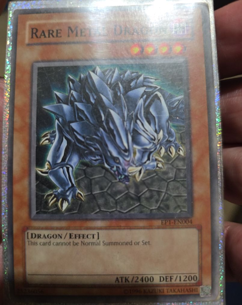 Yu-Gi-Oh! Rare Metal Dragon EP1-EN004 — front