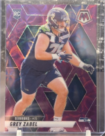 2025 Panini Mosaic #328 Grey Zabel — front