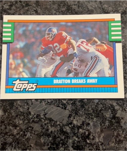 1990 Topps #504 Melvin Bratton — front