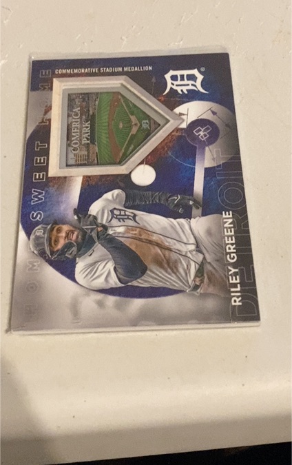 2024 Topps Home Sweet Home Stadium Medallions #HSH-RG Riley Greene — front