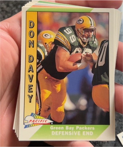 1991 Pacific #585 Don Davey — front