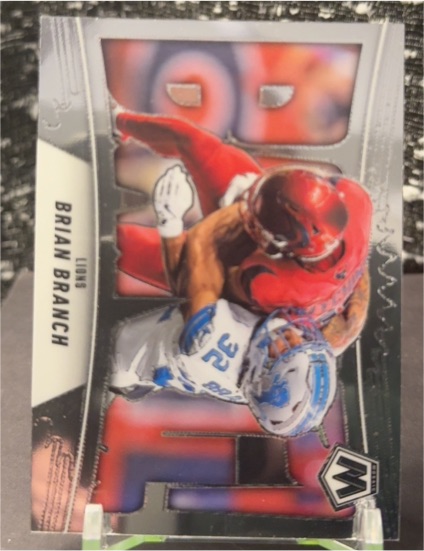 2025 Panini Mosaic #13 Brian Branch Bang! — front
