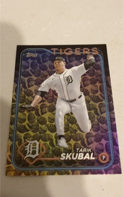 2024 Topps Holiday #294 Tarik Skubal — front