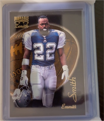 1996 Pinnacle Zenith #Z-20 Emmitt Smith — front