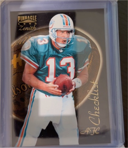 1996 Pinnacle Zenith #148 Dan Marino — front