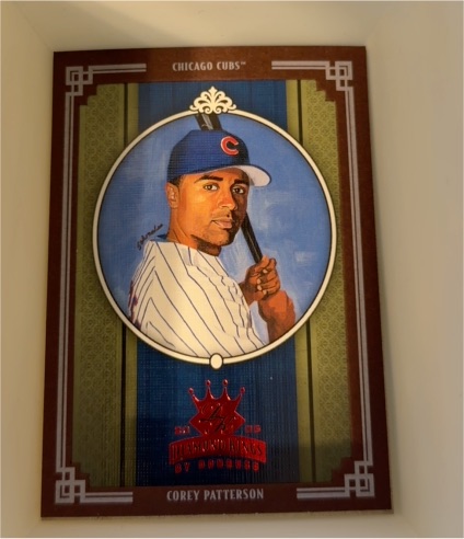 2005 Donruss Diamond Kings Framed Red Corey Patterson — front