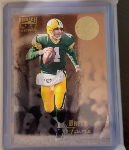 1996 Pinnacle Zenith #Z-144 Brett Favre — front