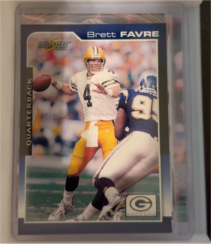 2000 Score #71 Brett Favre — front