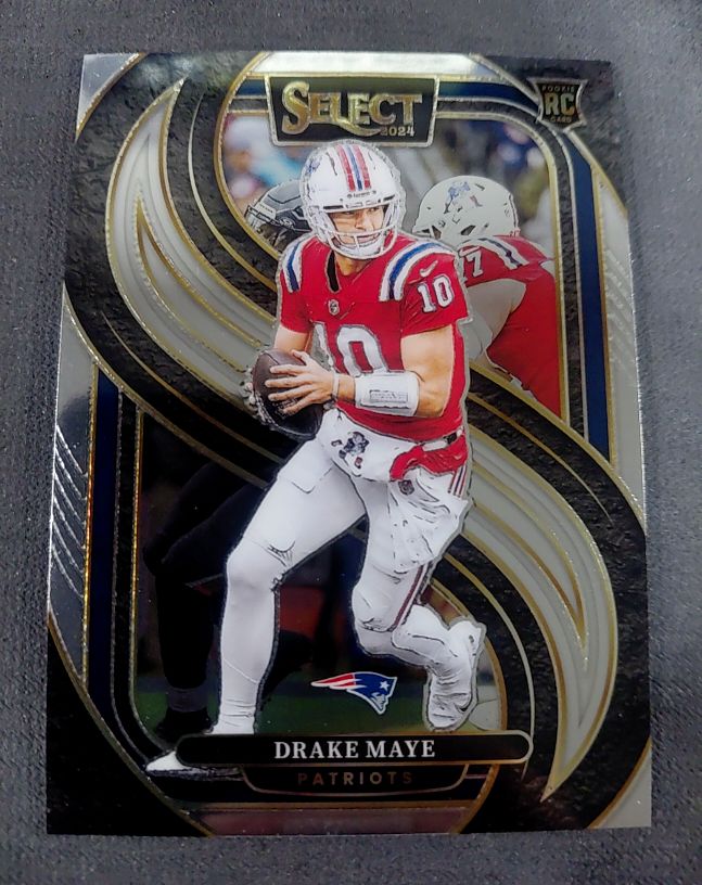 2024 Panini Select #113 Drake Maye Rookie New England Patriots — front