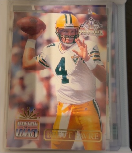 1994 Ted Williams Card Company Roger Staubach's NFL Football #85 Brett Favre — front