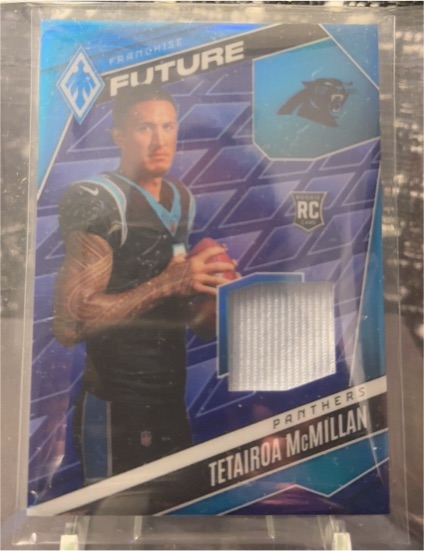 2025 Panini Phoenix Franchise Future Patch #FFM-TMN Tetairoa McMillan — front