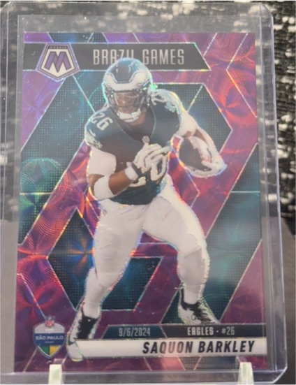2025 Panini Mosaic Brazil Games #263 Saquon Barkley — front