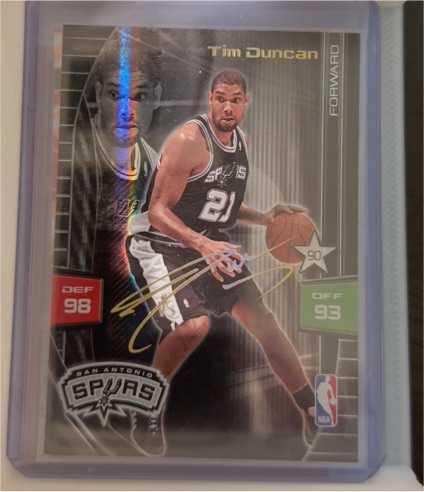 2009-10 Panini Adrenalyn XL #90 Tim Duncan — front