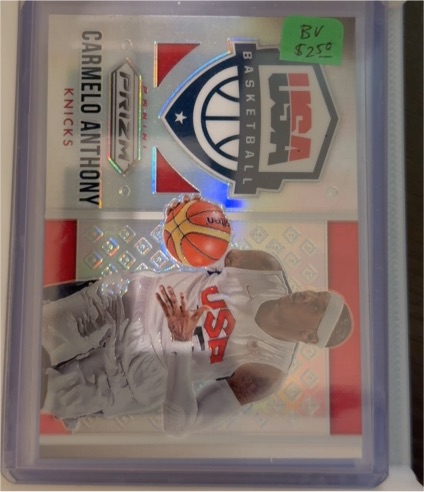 2015-16 Panini Prizm USA Basketball Carmelo Anthony Knicks — front