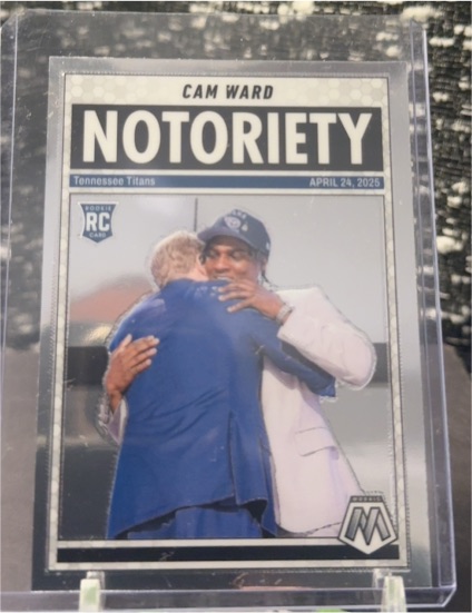 2025 Panini Mosaic #17 Cam Ward Notoriety — front