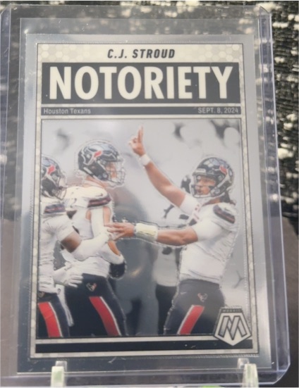 2025 Panini Mosaic #5 C.J. Stroud Notoriety — front