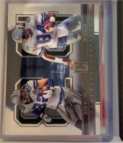 2024 Topps Signature Class Paramount Pairings #PP-16 Jason Witten Jay Novacek — front