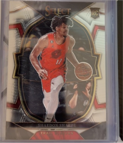 2022-23 Panini Select #71 Shaedon Sharpe — front